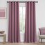 MRTREES Blackout Curtain Thermo Vorhänge Blickdicht Stores Gardinen mit Ösen Altrosa 2er Set 260 cm Lang, 140 cm Breit, Verdunkelungsvorhang für Schlafzimmer Kinderzimmer Wohnzimmer