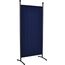 ANGERER Stellwand 178 x 82 cm, Sicht- & Sonnenschutz, Raumtrenner, Innen & Outdoor Büro Balkon/Terrasse, Schlafzimmer, Garten, Made in Germany, waschbare Bezüge, Polyacryl blau