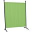 ANGERER Stellwand 178 x 178 cm, Sicht- & Sonnenschutz, Raumtrenner, Innen & Outdoor Büro Balkon/Terrasse, Schlafzimmer, Garten, Made in Germany, waschbare Bezüge, Polyacryl hellgrün