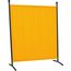 ANGERER Stellwand 178 x 178 cm, Sicht- & Sonnenschutz, Raumtrenner, Innen & Outdoor Büro Balkon/Terrasse, Schlafzimmer, Garten, Made in Germany, waschbare Bezüge, Polyacryl gelb