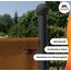 ANGERER Stellwand 178 x 82 cm, Sicht- & Sonnenschutz, Raumtrenner, Innen & Outdoor Büro Balkon/Terrasse, Schlafzimmer, Garten, Made in Germany, waschbare Bezüge, Polyacryl Terracotta