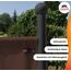 ANGERER Stellwand 178 x 178 cm, Sicht- & Sonnenschutz, Raumtrenner, Innen & Outdoor Büro Balkon/Terrasse, Schlafzimmer, Garten, Made in Germany, waschbare Bezüge, Polyacryl braun