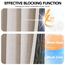 Deconovo Verdunklungsvorhänge mit ösen Gardinen Wohnzimmer Vorhänge Blickdicht Curtains Vorhang Verdunkelung, H214 x B140 cm (1er Pack), Leinen, 1er Set