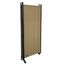 QUICK STAR Paravent 6 Teilig 340x165cm Beige - Garten & Balkon Sichtschutz Stellwand Innen & Außen - Raumteiler Trennwand Faltbar Blickdicht & Wetterfest