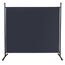 QUICK STAR Paravent Outdoor Wetterfest 180 x 178 cm Grau | Raumteiler Stellwand Innen | Garten & Balkon Sichtschutz Blickdicht