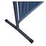 QUICK STAR Paravent Outdoor Wetterfest 180 x 178 cm Grau | Raumteiler Stellwand Innen | Garten & Balkon Sichtschutz Blickdicht