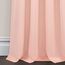 Lush Decor Night Sky 100% Verdunkelung gefütterter Fenstervorhang für Wohnzimmer, Schlafzimmer, Esszimmer (Einzelvorhang), 106,7 cm B x 213,3 cm L, Grau & Blush