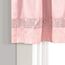 Lush Decor Night Sky Pailletten-Volant, Einzelbett, 213,4 x 45,7 cm (B x L), Blush & Silver – extra breiter Vorhang – Küchenvorhang, Volant für Fenster – Moderne glamouröse Dekoration – Badezimmer-