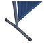 QUICK STAR Paravent Outdoor Wetterfest 180 x 178 cm Blau | Raumteiler Stellwand Innen | Garten & Balkon Sichtschutz Blickdicht