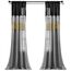 Lush Decor Fenstervorhang, Nachthimmel, 241,3 cm lang x 106,7 cm breit, Schwarz/Gold