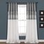 Lush Decor Fenstervorhang, Sternenhimmel, 1 Stück, Polyester, Grau/Weiß, 42" W x 84" L (Pack of 1)