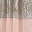 Lush Decor Fenstervorhang, Nachthimmel, 274,3 cm lang x 106,7 cm breit, Grau / Rot