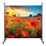 QUICK STAR Paravent Outdoor Wetterfest 180 x 178 cm Mohnwiese | Raumteiler Stellwand Innen | Garten & Balkon Sichtschutz Blickdicht