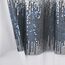 Lush Decor Fenstervorhang, Sternenhimmel, 1 Stück, Polyester, Marineblau/Weiß, 42" W x 84" L