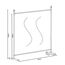 QUICK STAR Paravent Outdoor Wetterfest 150 x 190 cm Grau | Raumteiler Stellwand Innen | Garten & Balkon Sichtschutz Blickdicht