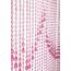 Vorhang für Tür, Fadenvorhang, Wandpaneel, Fenster, Raumteiler, Jalousie für Hochzeit, Café, Restaurant, Dekoration, 90 x 180 cm, Rosa, schillernd, 34 Stränge