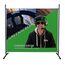 QUICK STAR Paravent Green Screen Stellwand 180 x 178 cm Chromakey Grün | Video-Meeting - Streaming - Gaming - HinterGründentfernung