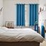 BGment Verdunkelungsvorhänge – Ösen, wärmeisoliert, für Schlafzimmer und Wohnzimmer, 2 Stück (132 x 137 cm), Stahlblau