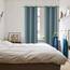 BGment Raumverdunkelungsvorhänge, 213 cm lang, mit Ösen, wärmeisolierte Vorhänge, Fensterbehandlungsvorhänge für Schlafzimmer, 2 Paneele, 107 x 213 cm, Steinblau