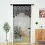 YaoYue Makramee-Spitzen-Türvorhang für Türen, Raumteiler, Hippie-Fensterpaneel, Raumteiler, Wandschrank, Vorhänge für Schlafzimmer, Schrank, Türvorhänge, Dekorationen (90 x 200 cm, schwarz)