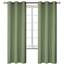 BGment Raumverdunkelungsvorhänge 183 cm lang – Ösen, wärmeisolierte Vorhänge, Fensterbehandlungsvorhänge für Schlafzimmer, 2 Paneele, 106 x 183 cm, grasgrün