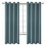 BGment Raumverdunkelungsvorhänge, 183 cm lang, mit Ösen, wärmeisolierte Vorhänge, Fensterbehandlungsvorhänge für Schlafzimmer, 2 Paneele, 132 x 183 cm, Steinblau