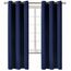 BGment Verdunkelungsvorhänge für Wohnzimmer – Thermoisolierte Vorhänge für Schlafzimmer, Set mit 2 Paneelen (106,7 x 183,9 cm, Marineblau)