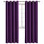 BGment Verdunkelungsvorhänge – Thermoisoliert Raumverdunkelung Schlafzimmer und Wohnzimmer Vorhang, Set von 2 Paneelen (132 x 213 cm, Königsviolett)