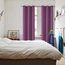 BGment Raumverdunkelungsvorhänge, 213 cm lang, mit Ösen, wärmeisoliert, Fensterbehandlungsvorhänge für Schlafzimmer, 2 Paneele, 106,7 x 213,3 cm, Aubergine, Lila