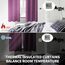 BGment Raumverdunkelungsvorhänge, 213 cm lang, mit Ösen, wärmeisoliert, Fensterbehandlungsvorhänge für Schlafzimmer, 2 Paneele, 106,7 x 213,3 cm, Aubergine, Lila