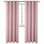 BGment Raumverdunkelungsvorhänge, 244 cm lang, mit Ösen, wärmeisoliert, Fensterbehandlungsvorhänge für Schlafzimmer, 2 Paneele, 132 x 244 cm, Babyrosa