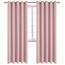BGment Raumverdunkelungsvorhänge 213 cm lang – Ösen, wärmeisoliert, Fensterbehandlungsvorhänge für Schlafzimmer, 2 Paneele, 178 x 213 cm, Babyrosa