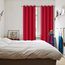 BGment Raumverdunkelungsvorhänge 244 cm lang – Ösen wärmeisolierte Vorhänge für Schlafzimmer, 2 Paneele, 132 x 244 cm, Rot