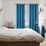 BGment Verdunkelungsvorhänge – Ösen, wärmeisoliert, für Schlafzimmer und Wohnzimmer, 2 Stück (132 x 244 cm), Stahlblau