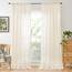 BGment 228 cm lange Vorhänge für Wohnzimmer – beige Leinen-Fenstervorhänge, halbtransparent, Stangentasche, Lichtfilterung für Schlafzimmer, Esszimmer, Dekoration, leicht, rustikal, 2 Paneele, 132 cm