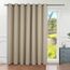 BGment Beige Schiebetürvorhang 274 cm lang – Breite Raumverdunkelung Raumteiler-Vorhang für Schlafzimmer, Privatsphäre, isolierte Ösen, Raumtrenner, Vorhang, 1 Panel, 254 x 274 cm