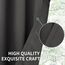 BGment Dunkelgrauer Schiebetürvorhang, 274 cm lang, breiter Verdunkelungsvorhang für Schlafzimmer, Privatsphäre, isolierter Ösen-Trenner, 1 Panel, 254 x 274 cm