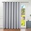 BGment Fashion Schiebetürvorhang, Breite Thermo-Verdunkelungsvorhänge, Raumverdunkelung, Raumteiler, Fenstervorhang, 1 Panel, Hellgrau, 274 cm Länge x Breite 254 cm