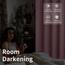 BGment Raumverdunkelungsvorhang für Schiebetür, breiter Verdunkelungsvorhang für Wohnzimmer, 244 cm Länge, Wärmedämmung, Privatsphäre, schalldicht, Fenstervorhang für Schlafzimmer, Rosa, 1 Panel, 305