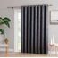 Linen Source Evelyn, Textil, anthrazit, Patio 102" W x 96" L