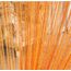 Ave Split Dekorativer Tür-Fadenvorhang, Wandpaneel mit Fransen, Sichtschutz, Quasten-Panel für Zuhause, 100 x 200 cm, Orange 18