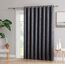Linen Source Evelyn, Textil, anthrazit, Patio 102" W x 96" L