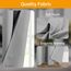 Raumteiler-Vorhänge, flexibles Deckenschienen-Set, Vorhangschiene, Deckenmontage, Verdunkelungsvorhang für Wohnzimmer, Schlafzimmer, Deckenvorhangstange, Sichtschutz, Trennwände, B 180 x H 108 cm