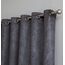 Linen Source Evelyn, Textil, anthrazit, Patio 102" W x 96" L