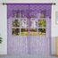 Makramee-Spitzen-Türvorhang für Türen, Raumteiler, Hippie-Fensterpaneel, Raumteiler, Wandschrank, Vorhänge für Schlafzimmer, Schrank, Türvorhänge, Dekorationen (35 x 200 cm, weiß), Violett, 2 Stück