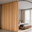 Raumteiler-Vorhänge, flexible Deckenschienen, Vorhangschiene, Deckenmontage, Verdunkelungsvorhang für Wohnzimmer, Schlafzimmer, Deckenvorhangstange, Sichtschutz, Trennwände, Paneele, B 180 x H 108 cm