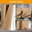 Raumteiler-Vorhänge, flexible Deckenschienen, Vorhangschiene, Deckenmontage, Verdunkelungsvorhang für Wohnzimmer, Schlafzimmer, Deckenvorhangstange, Sichtschutz, Trennwände, Paneele, B 120 x H 84