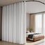 Raumteiler-Vorhänge, flexibles Deckenschienen-Set, Vorhangschiene, Deckenmontage, Verdunkelungsvorhang für Wohnzimmer, Schlafzimmer, Deckenvorhangstange, Sichtschutz, Trennwand, B 120 x H 96 cm