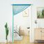 4 Stück Tür-Fadenvorhänge, Wohnzimmer-Trennwand, Schlafzimmer, Tür, hängende Hippie-Pailletten-Dekoration, Fransenvorhang, Schrank, Fenster, Wandpaneele, Küchenparty, Boho (blau, 99x200 cm)
