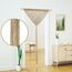 4 Stück Tür-Fadenvorhänge, Wohnzimmer-Trennwand, Schlafzimmer, Tür, hängende Hippie-Pailletten-Dekoration, Fransenvorhang, Schrank, Fenster, Wandpaneele, Küche, Boho (Champagner, 999990x2 cm)